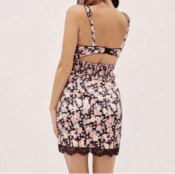 FOR LOVE & LEMONS Gardenia Corset Top Floral S - Picture 5 of 9